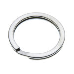 Nickel Heavy Flat Split ring +£0.10