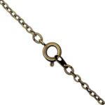 Antique Brass Trace Chain (24 inch) +£0.83